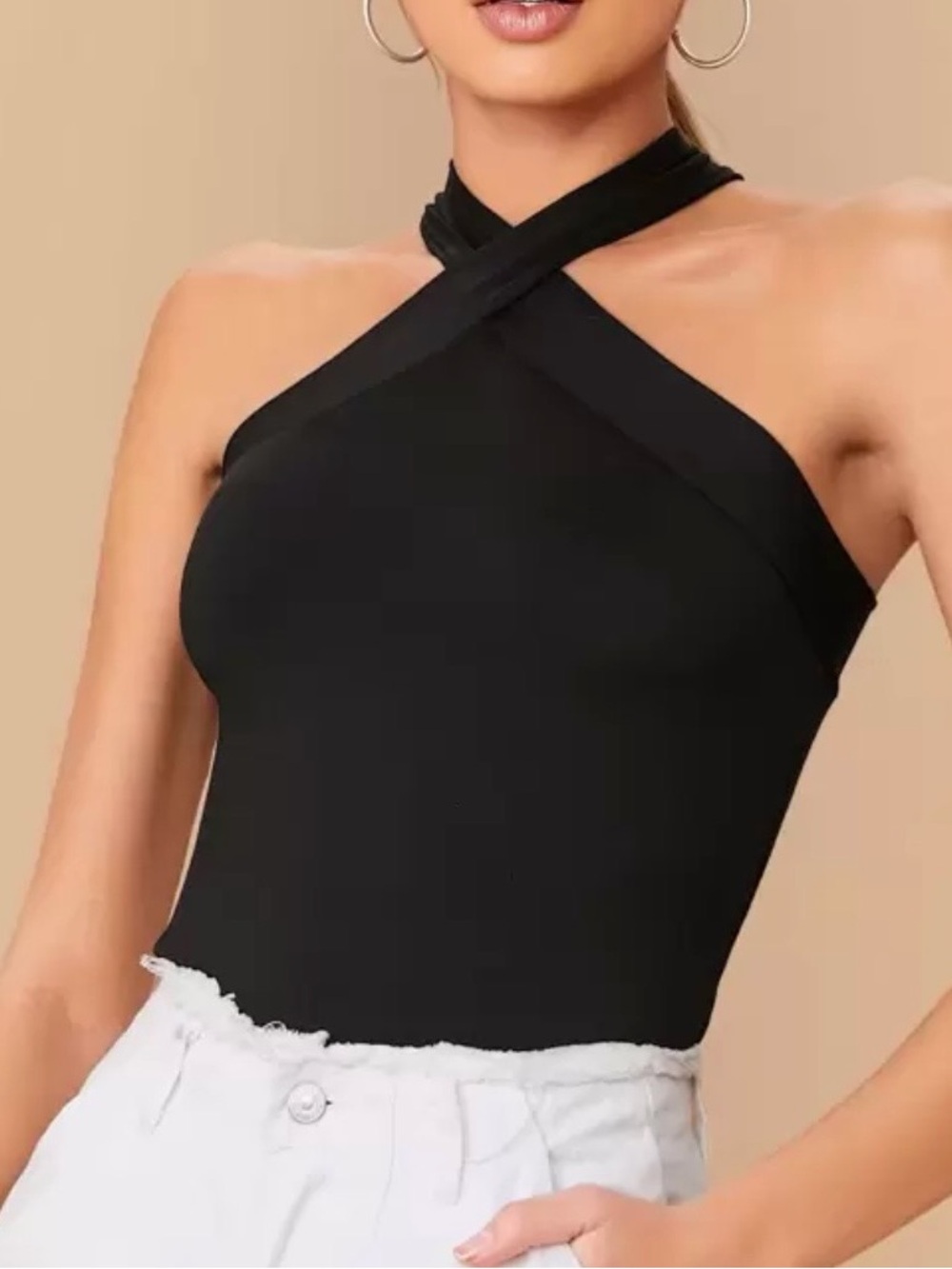 Criss Cross Halter Top